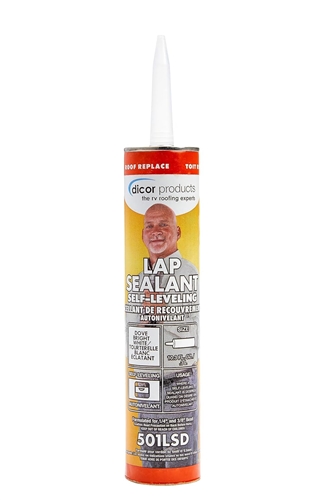 Dicor 501LSD Self Leveling Lap Sealant - Bright White - 10.3 Oz Questions & Answers