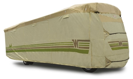 How hard is it to put on the ADCO Class A RV Cover, do you need to get on roof? 