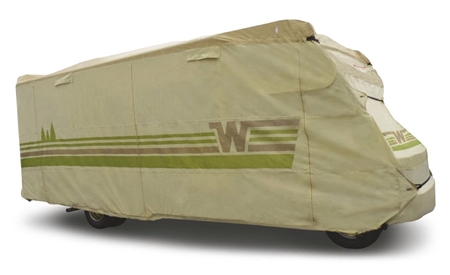 I have a 05 Winne Rialta. Will this RV cover fit? Also, is it WATERPROOF? If not do you have 1 that is. thanks.