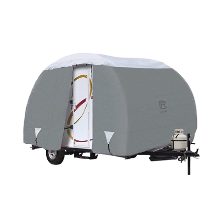 Does this R-Pod 171 cover accommodate covering the trailer appropriately when there is low profile AC on top?