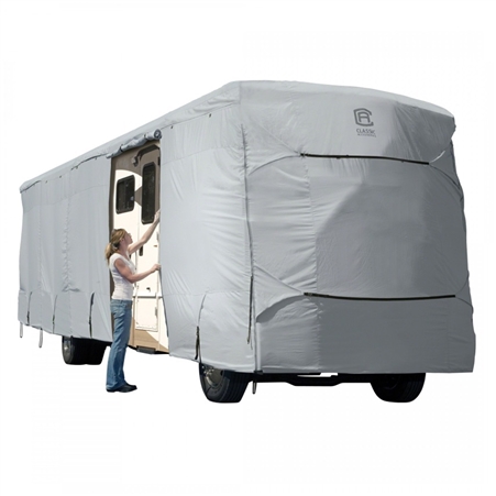 Classic Accessories 80-184-201001-00 PermaPRO Class A RV Cover - Extra Tall Model 7 - 37'-40' Questions & Answers