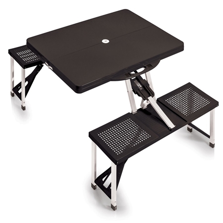 Picnic Time 811-00-175-000-0 Portable Table and Seats - Black Questions & Answers