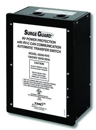I have a 9 year old TRC surge guard RV transfer switch model 40250 can I replace it with the 40350-RVC or 1 or 2?