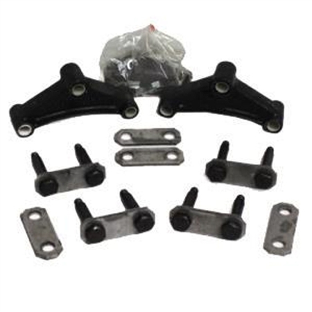 Will this kit replace a straight 6.5" equalizer? 33 or 34" axle spacing. Slightly longer shackles? 2.75" now.