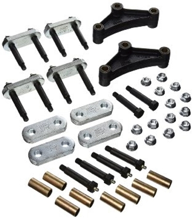 what is the dimensions of the equalizers in this Dexter Axle Suspension Kit? 