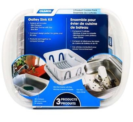 What are the dimensions for this Camco Sink Kit?
