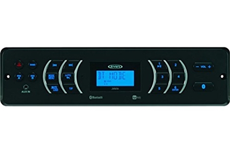 Can we play this stereo  while we are driving?  And if so will it come thru the speakers in the front of the RV?