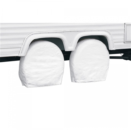 Classic Accessories 76240 RV Wheel Covers - 26.75''-29'' - White Questions & Answers