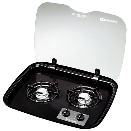 Does the sdn2, 2 burner cooktop come in black and stainless or just black, as i do not see color option?