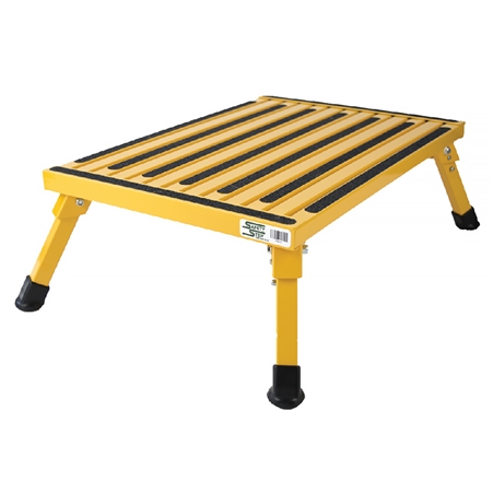 Safety Step XL-08C-Y Extra Large Folding Step Stool - Yellow Questions & Answers