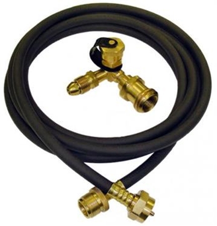 Is the 471 Marshal Excelsior propane adapter a right angle connection?
