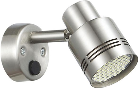 How far apart are the screws, center to center on the 9090108 RV reading light?