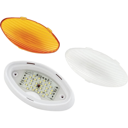 Ming's Mark 9090117 Oval RV Porch Light - White - Without Switch Questions & Answers