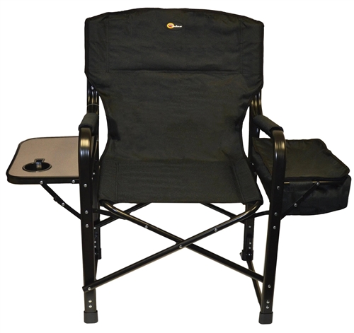 Faulkner 49580 El Capitan Folding Director's Chair With Cooler - Black Questions & Answers