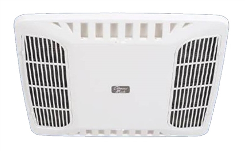 Will this fit on a model 48004-866 Mach 15 w/ heat pump, and does it include the metal plate behind the grill?