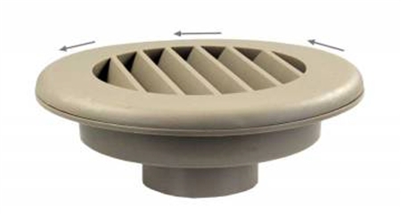 JR Products HV2TN-A Thermovent Ducted Heat Vent Without Damper- 2'', Tan Questions & Answers