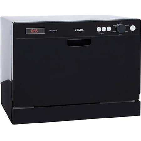 Westland DWV322CB Vesta Counter-top Dishwasher- Black Questions & Answers