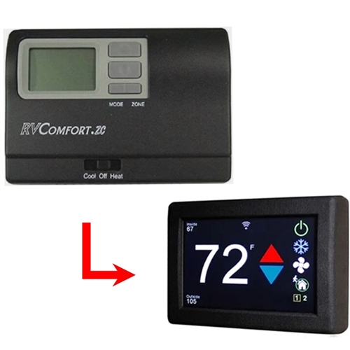 Micro-Air ASY-354-X01 EasyTouch RV 354 Touchscreen Thermostat With Bluetooth - Black Questions & Answers