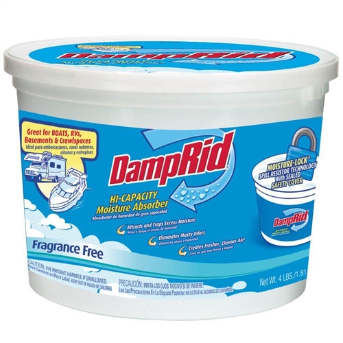 How long does one of these DampRid buckets last?  And, how do I tell if it's still good or not?