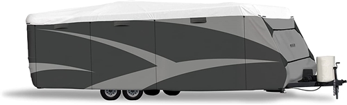 ADCO 36845 Designer Series Olefin HD All-Weather Travel Trailer Cover – 28’1” – 31’ Questions & Answers