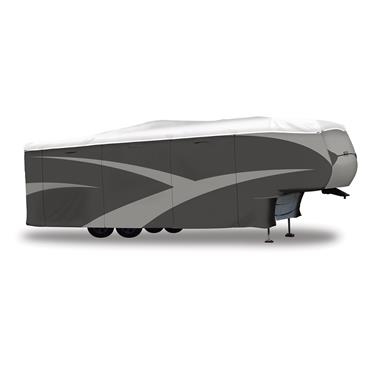 ADCO 36857 Designer Series Olefin HD All-Weather Fifth Wheel Cover – 37’1” – 40’ Questions & Answers