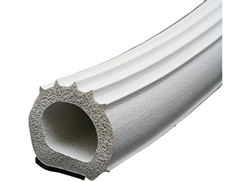 AP Products 018-1097 Ribbed D-Seal With Tape- 1'' x 1'' x 50 Ft - White Questions & Answers