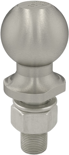 Curt 40053 2'' Stainless Steel Hitch Ball, 1'' Shank Dia, 2-1/8'' Shank Length, 6,000 Lbs Questions & Answers
