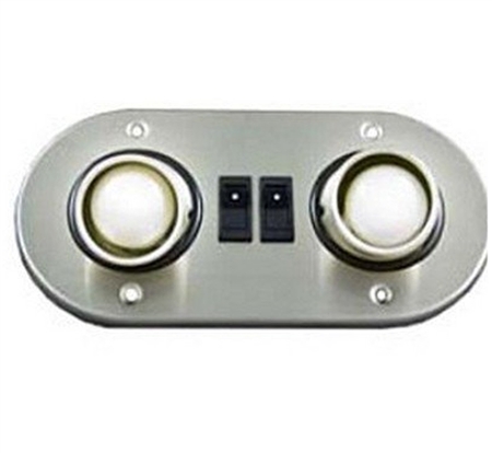 Gustafson AM4040 Double Eyeball Directional RV Reading Light - Satin Nickel Questions & Answers