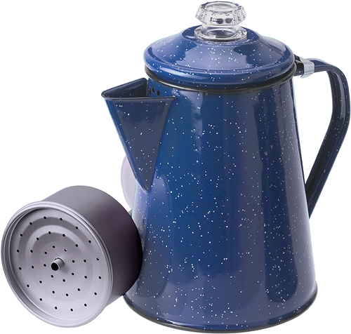 GSI Outdoors 15154 Camping Percolator Coffee Maker - 8 Cup, Blue Questions & Answers