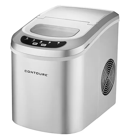 How many cubes does this Contoure Ice Maker make and in what amount of time?