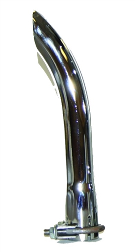 AP Products CTD-1250 Chrome Exhaust 1-1/4'' Turn Down Extension - 10'' Length Questions & Answers