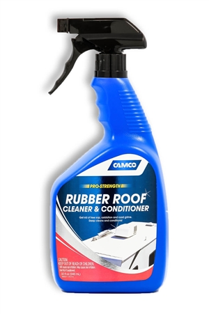 Camco 41063 Pro-Strength RV Rubber Roof Cleaner & Conditioner 32oz Questions & Answers