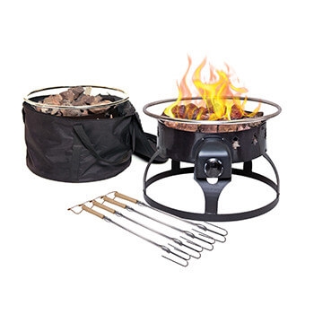 What is the cover for the fire pit made from and is their a replacement if it fails?