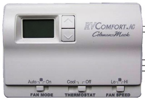 Coleman Mach 8330-3392 Digital Cool Only RV Air Conditioner Thermostat - 21 V - White Questions & Answers