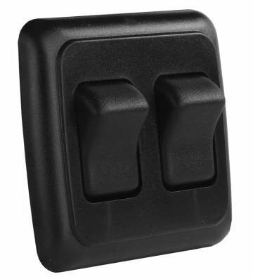 JR Products 12235 Multi-Purpose Single Rocker Double Switch - Black Questions & Answers