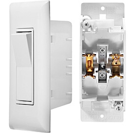 RV Designer S841 AC Self Contained Touch Rocker Switch With Cover Plate - White Questions & Answers