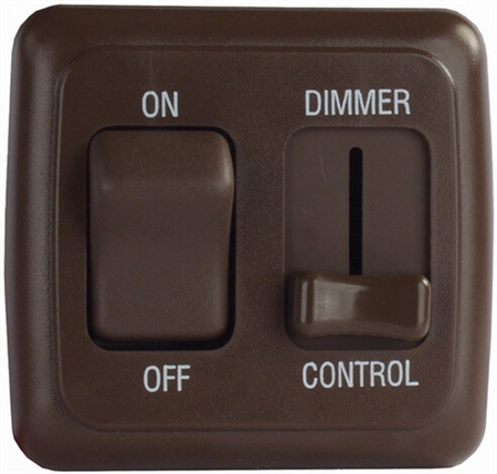 Will a dimmer on/off rocker switch (D3215) work with a Vortex 1 roof vent?