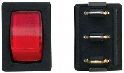 Valterra DG623PB Mini 12V Illuminated On/Off SPST Switch - Black/Red - 3 Pack Questions & Answers