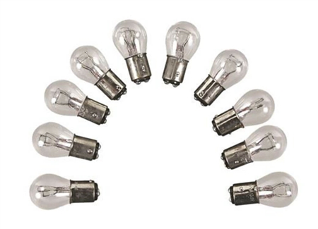 Camco 54838 Replacement Auto Park/Tail 2057 Signal Light Bulb - 10 Pack Questions & Answers