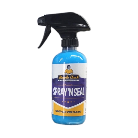 If Spray-N-Seal is to be used with the Quick E Shine, what is the order of application of the two products?