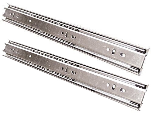 Are these drawer slides the locking kind?  Where you need to lift first then pull?