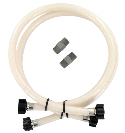 Do you have pump silencer kits that have longer hoses such as  72" long?  Also, do you have 90 degree fittings?