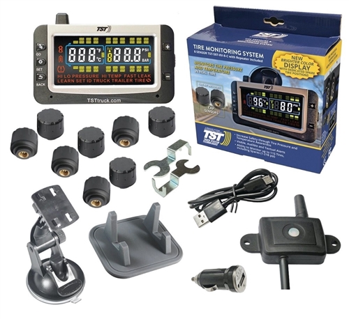 TST TST-507-RV-8-C Cap Sensor Tire Pressure Monitoring System - Color - 8 Pack Questions & Answers