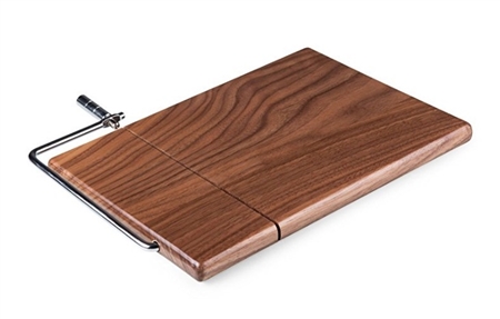 Picnic Time 857-00-510-000-0 Meridian Black Walnut Cutting Board and Cheese Slicer - Black Walnut Questions & Answers