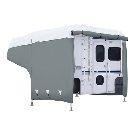 Classic Accessories 80-396-301001-RT PolyPro3 RV Cover For 6-8' Camper Trucks Questions & Answers