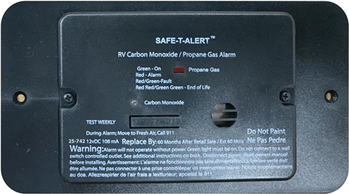 Safe-T-Alert Series 25 Dual CO/LP RV Gas Alarm With Trim Ring - Black Questions & Answers