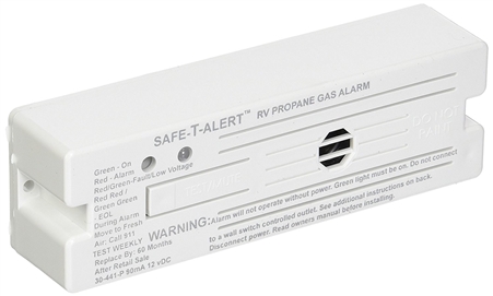 Safe-T-Alert 30-441-P-WT Classic 30 Series Propane/LP Gas Detector - Surface Mount - White Questions & Answers