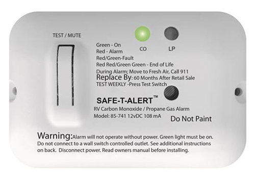 Is it ok to mount the Safe-T-Alert 40-441-P-WT 40 Series Propane/LP Gas Detector - Surface Mount vertical?