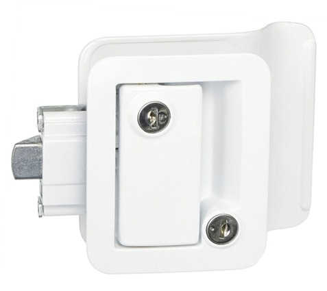 Fastec 43610-09-SP Travel Trailer Lock With Deadbolt - White Questions & Answers