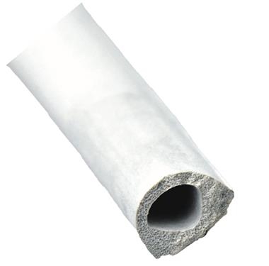 AP Products 018-204 Non-Ribbed D Seal With Tape - 1/2'' x 3/8'' x 50 Ft - White Questions & Answers